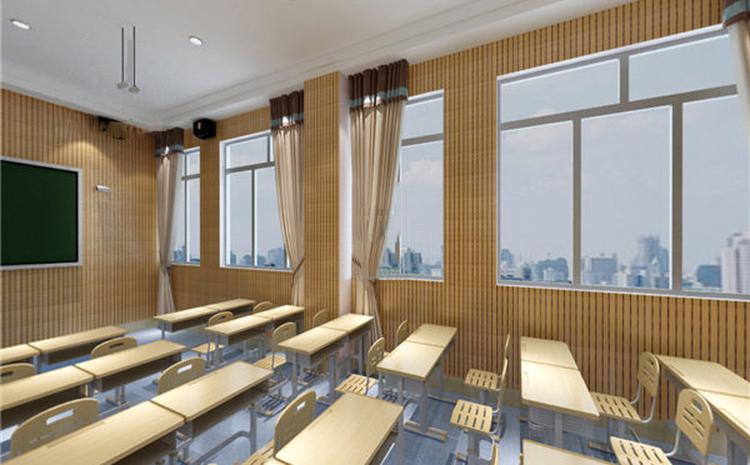 河南南陽學(xué)校多媒體教室槽木吸音板聲學(xué)工程 河南南陽學(xué)校多媒體教室槽木吸音板聲學(xué)工程