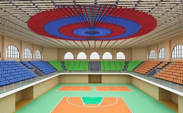 湖北咸寧學校體育館-1 湖北咸寧學校體育館-1